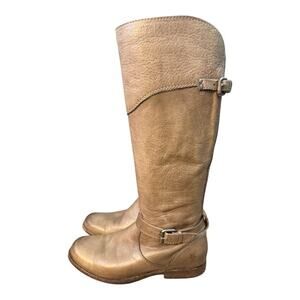 Frye Phillip Knee High Riding Boot Leather Women size 6.5 B